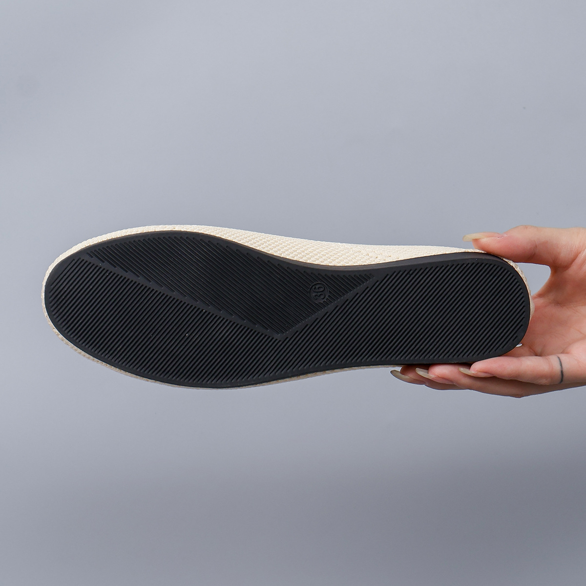 Chaussures simples pour femmes, mocassins paresseux respirants à bouche légère_voghion.com