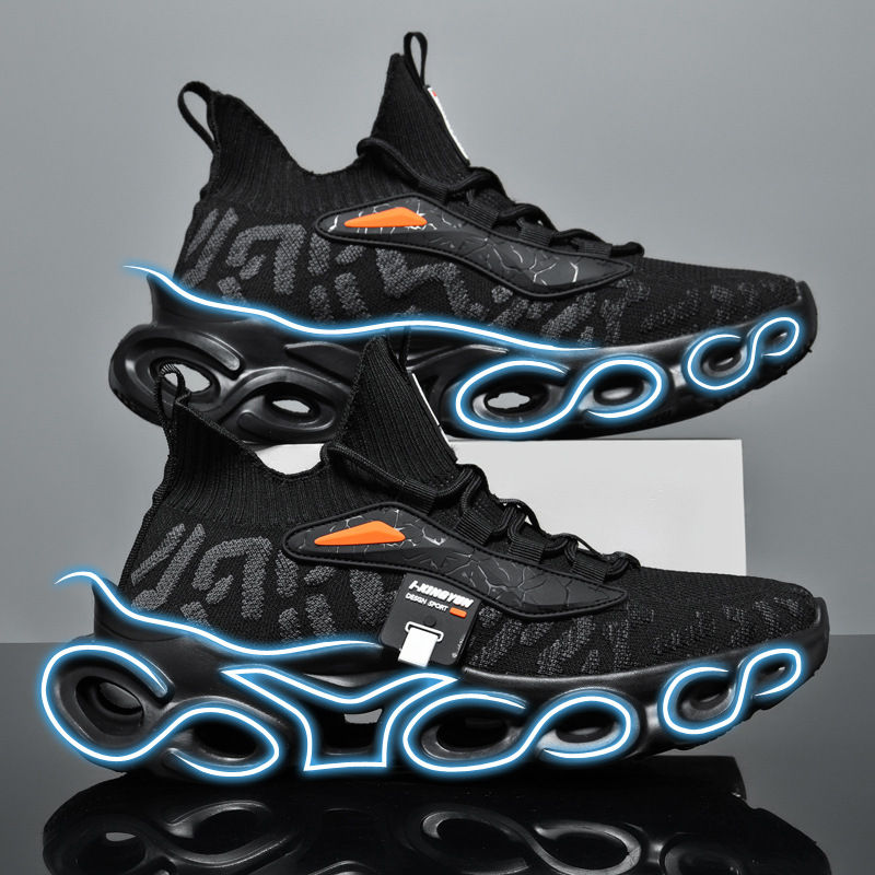Modische neue Casual Running Flying Woven Oberbekleidung, Klinge bequeme Sportschuhe, übergroße trendige Herrenschuhe_voghion.com