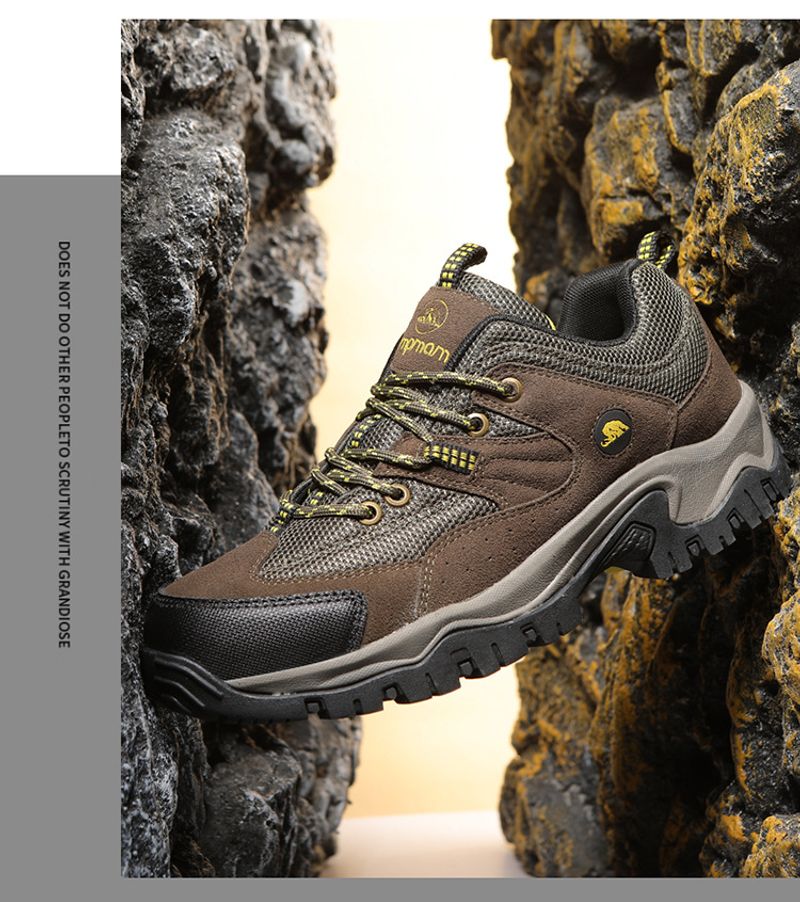 Plus-große wasserdichte langlauf comfort sport outdoor freeizeit Wanderschuhe Wandern_voghion.com