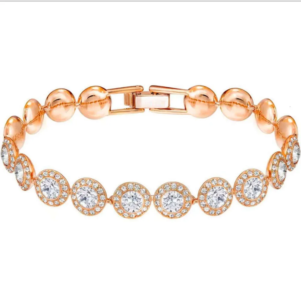 Angel Fashion Designer Bracelet, Crystal Mosan Dia Jewelry Series Rose Gold Finish_voghion.com