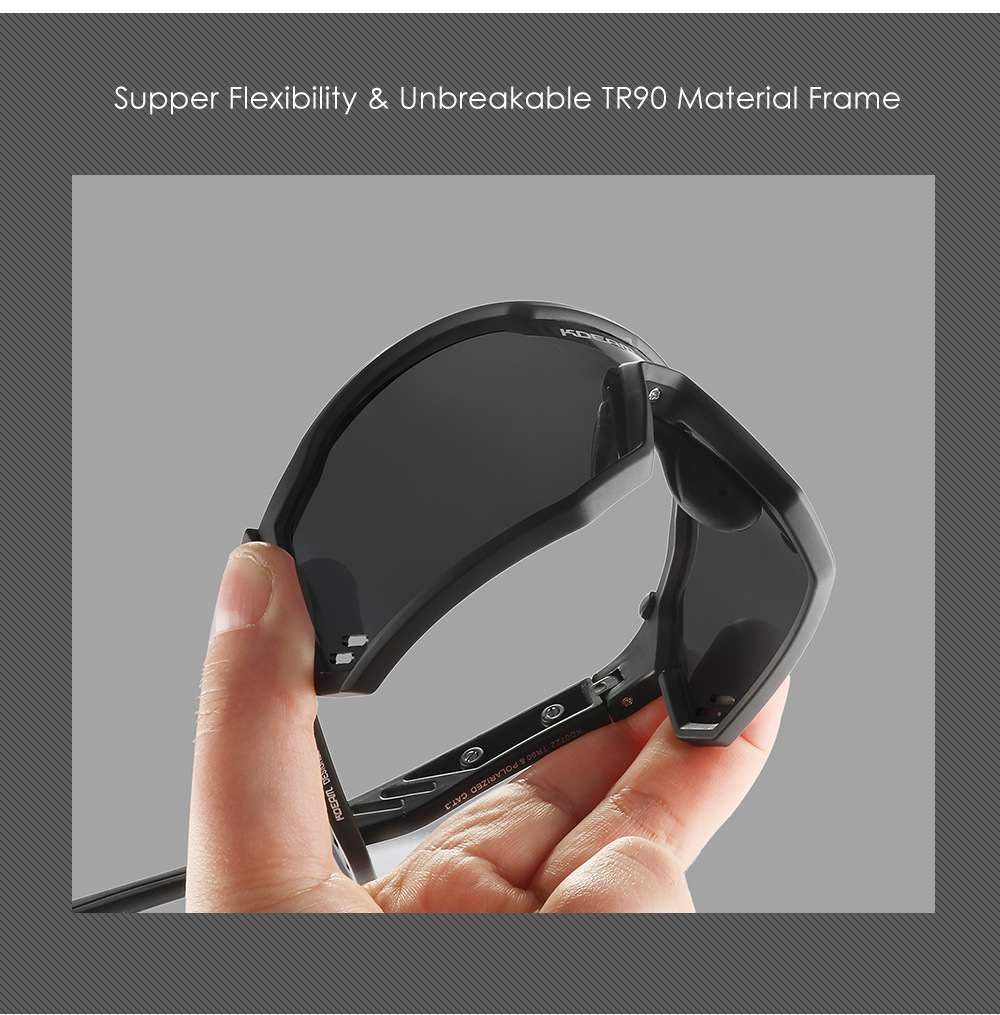 2023 Nieuwe Europese en Amerikaanse KDEAM Eendelige zonnebril Gepolariseerde Outdoor Fietsbril TR90 Sportbril 0722_voghion.com