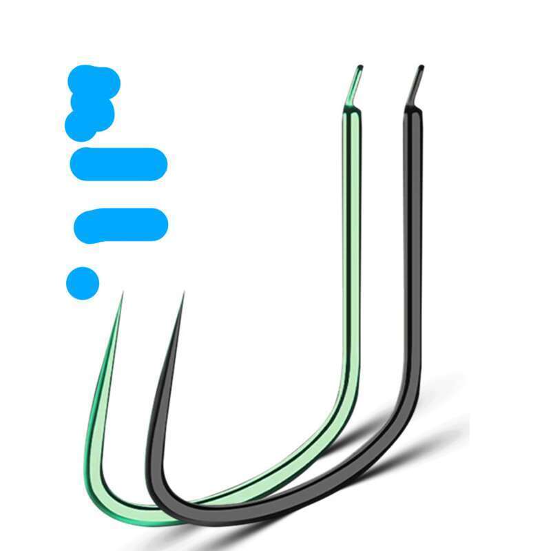 Leme de pesca feito de liga de titânio japonesa, versão aprimorada de carpa preta com dentes de lobo da Illusion World, pesca solta_voghion.com