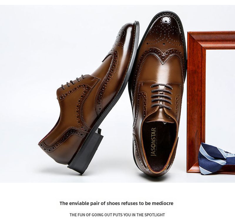 Japanse grensoverschrijdende zakelijke leren schoenen voor heren_voghion.com