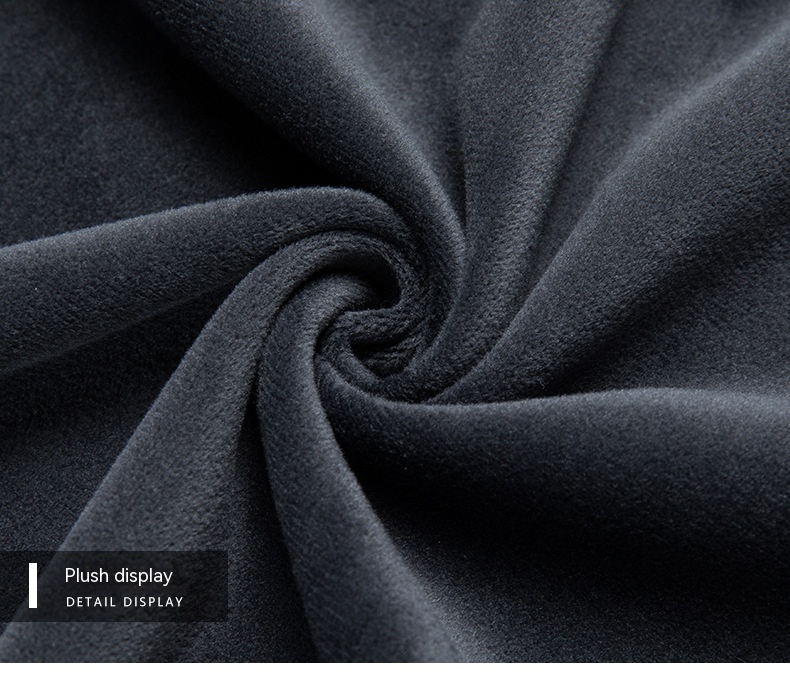 2024 Autumn/Winter New Traceless Men's Wool Plush Thickened Long sleeved Shirt Business Breathable Shirt_voghion.com