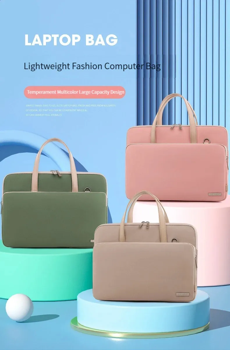 Laptop Sleeve Bag For book Air 13 14 15.6 inch Protective Carrying Case Shoulder Handbag 240907_voghion.com