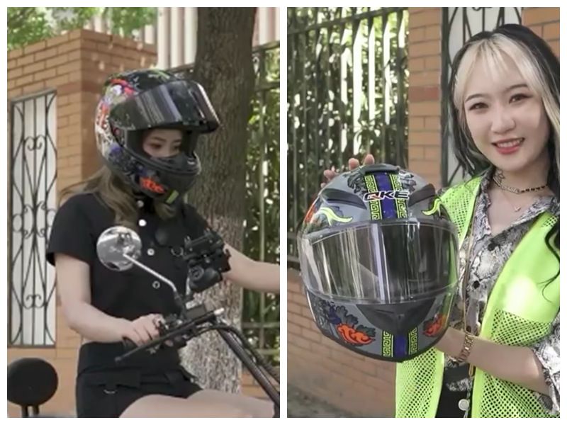 Prekogranična na zalihi puna kaciga za muškarce i žene National Tide Four Seasons skuter motocikl utrke crna_voghion.com