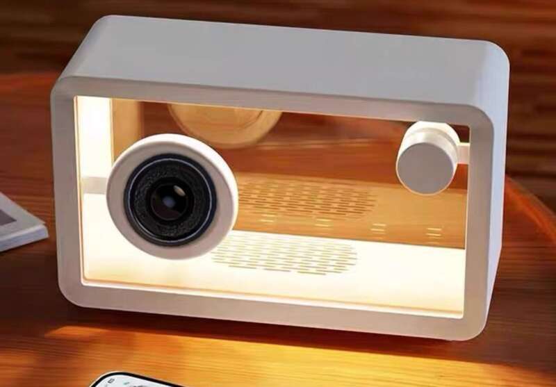 【 Smooth Playback 】 Transparent High Aesthetic Bluetooth Speaker, Home Birthday Gift, Atmosphere Subwoofer, Wireless_voghion.com