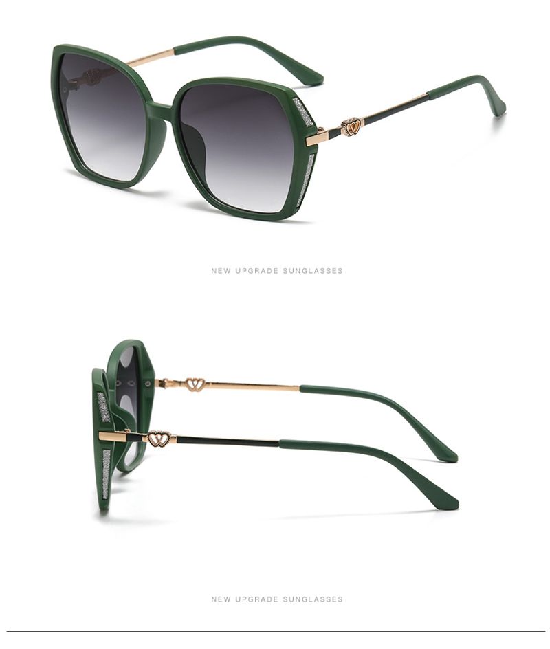 Unisex Large Frame Sunglasses Anti Ultraviolet Eye Protection_voghion.com