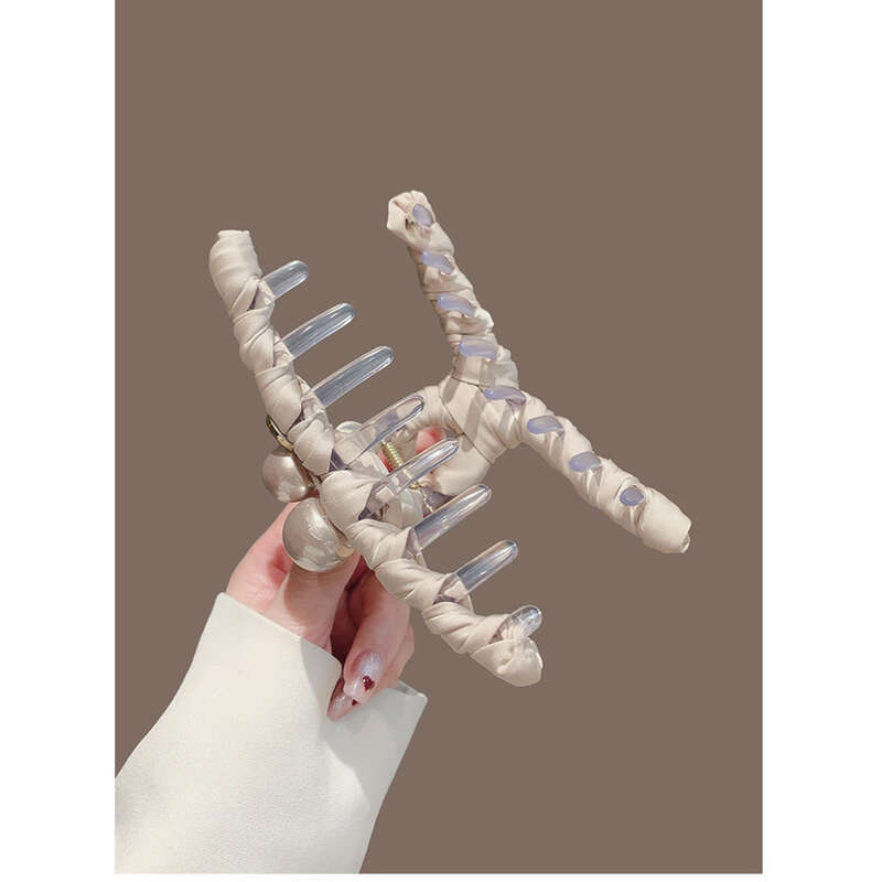Pearl Grasp Große weibliche Rückseite des Kopfes Curling Kopfstück High End Exquisite 2024 Neue koreanische Haarspange_voghion.com