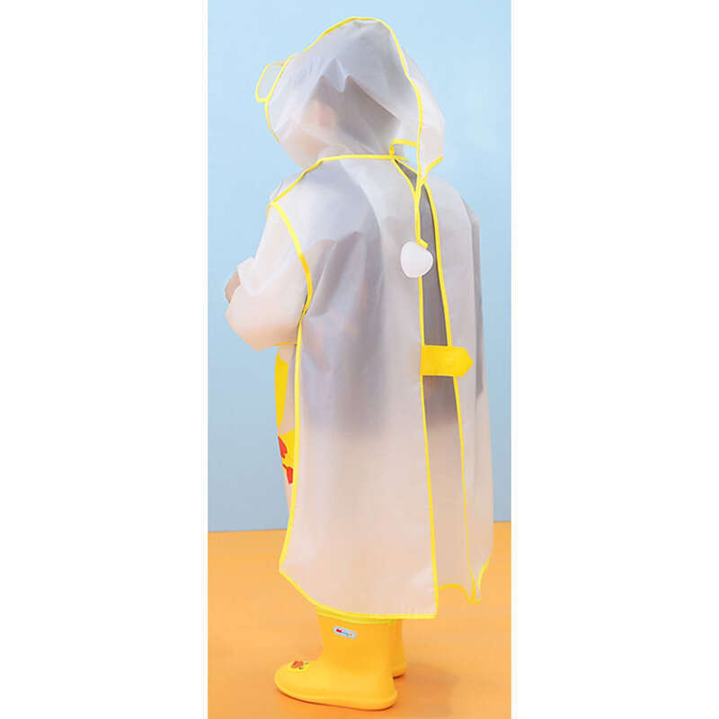 Children's Hidden Book Bag Space, Odorless Raincoat_voghion.com