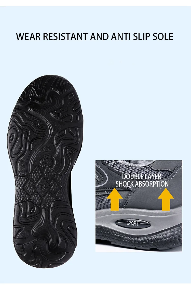 Comfortable Running Shoes Breathable Sports Trainers For Men_voghion.com