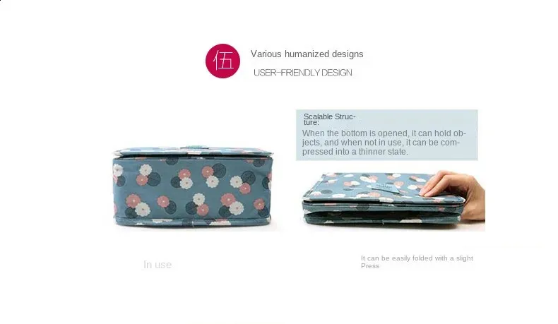 High Quality Women Makeup Bags Travel Cosmetic Toiletries Organizer Waterproof Storage Neceser Hanging Bathroom Wash Bag_voghion.com