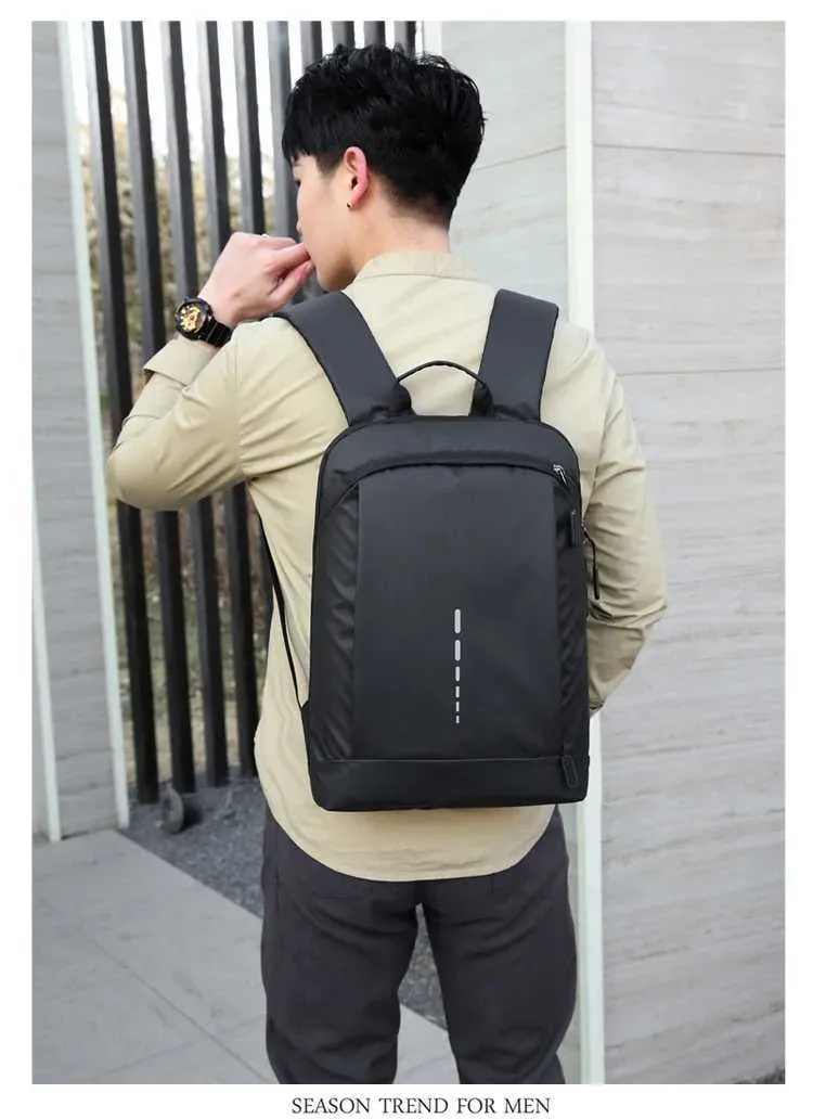 Sac à dos ultra léger et imperméable pour homme, sac à dos élégant pour ordinateur portable 15,6 pouces C241011C241011_voghion.com