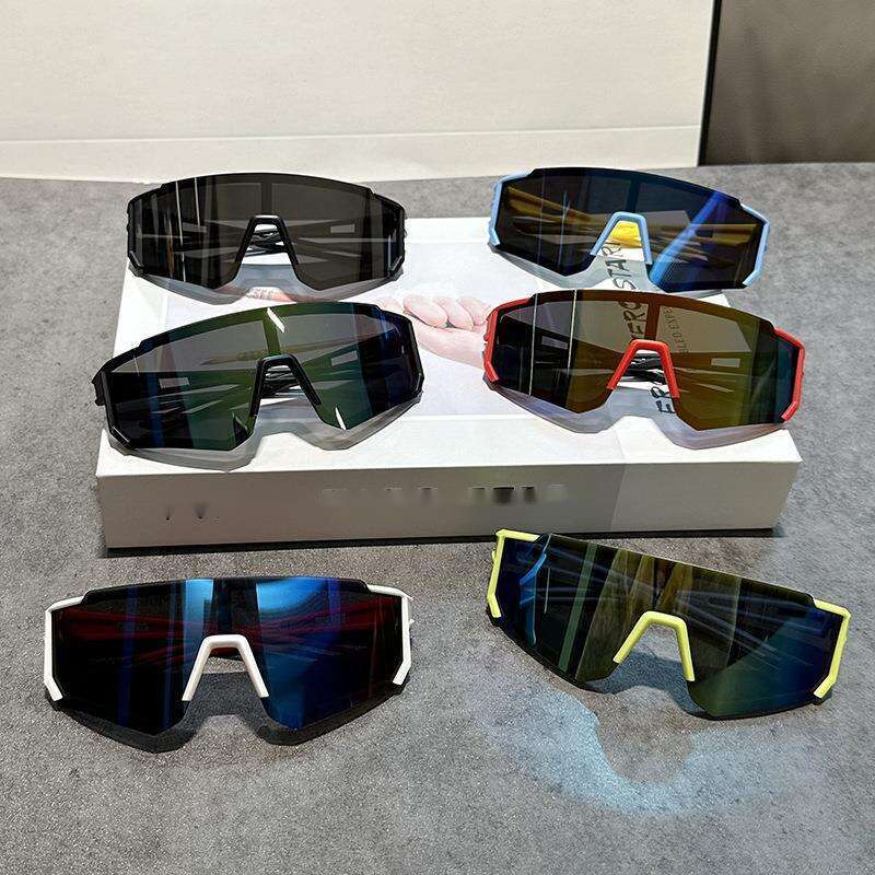 Gafas de sol para niños, para ciclismo al aire libre, resistentes al viento, con montura grande, anti-UV, modernas para niños y niñas._voghion.com