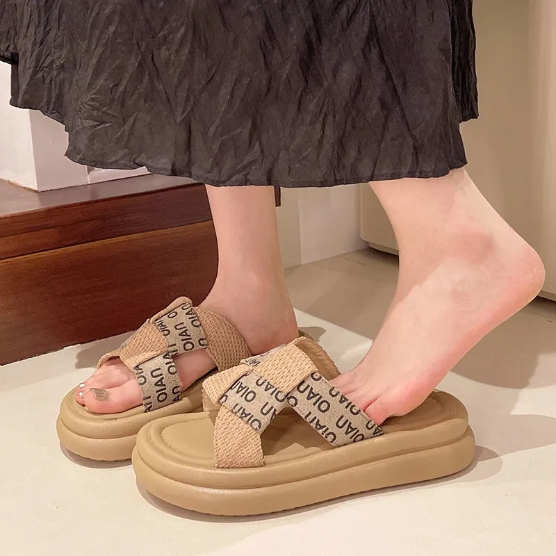 Ciabatte donna con plateau stile vintage scarpe comode_voghion.com