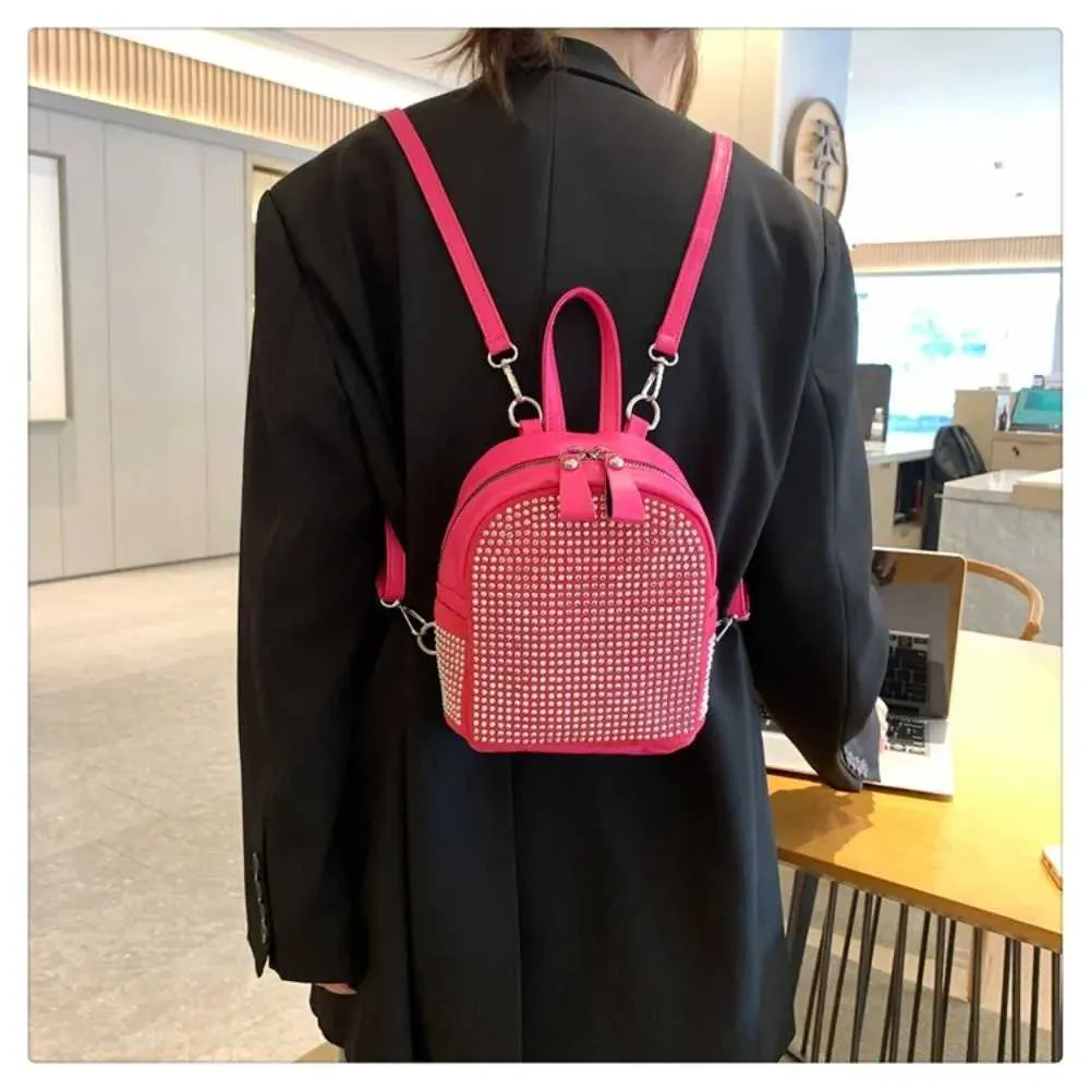 Zaino da donna in PU, piccolo, per ragazze adolescenti, alla moda, per il tempo libero, con cerniera, borsa a tracolla, zaino ad alta capacità, per donne, mini scuola_voghion.com