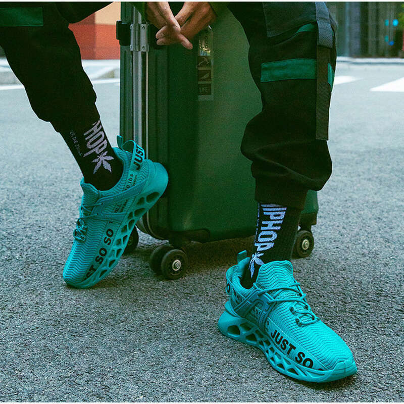 Männer Neue Paar Sport Atmungsaktive Fliegen Weben Casual Große Klinge Laufschuhe Männer_voghion.com