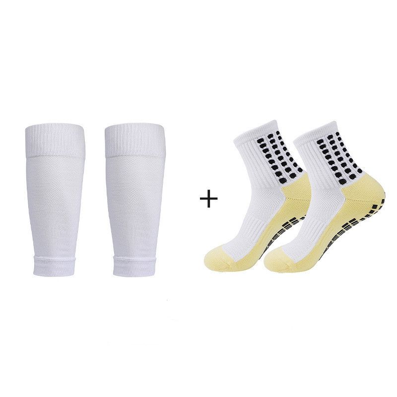 Unisex Football ispessito tubo centrale antiscivolo adesivo protezione gamba calcio grip soc set_voghion.com