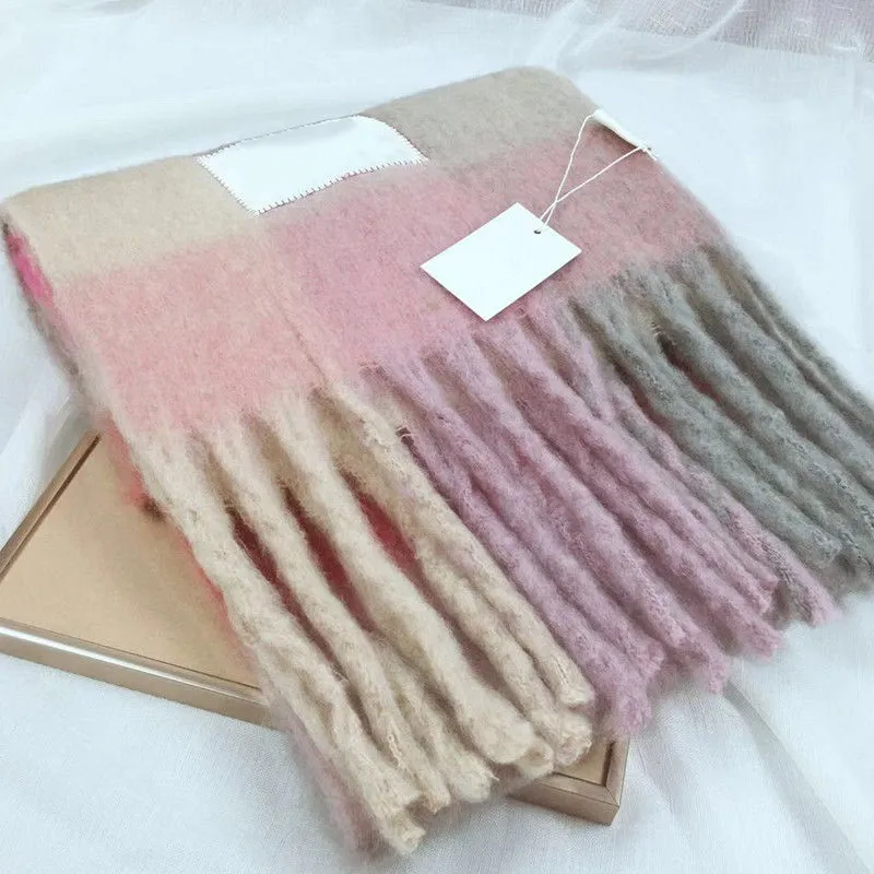 Designer Marke Kaschmir Winter Schal Schals Decke Frauen Typ Farbe Kariert Quaste Imitiert Aimeishhopping_voghion.com