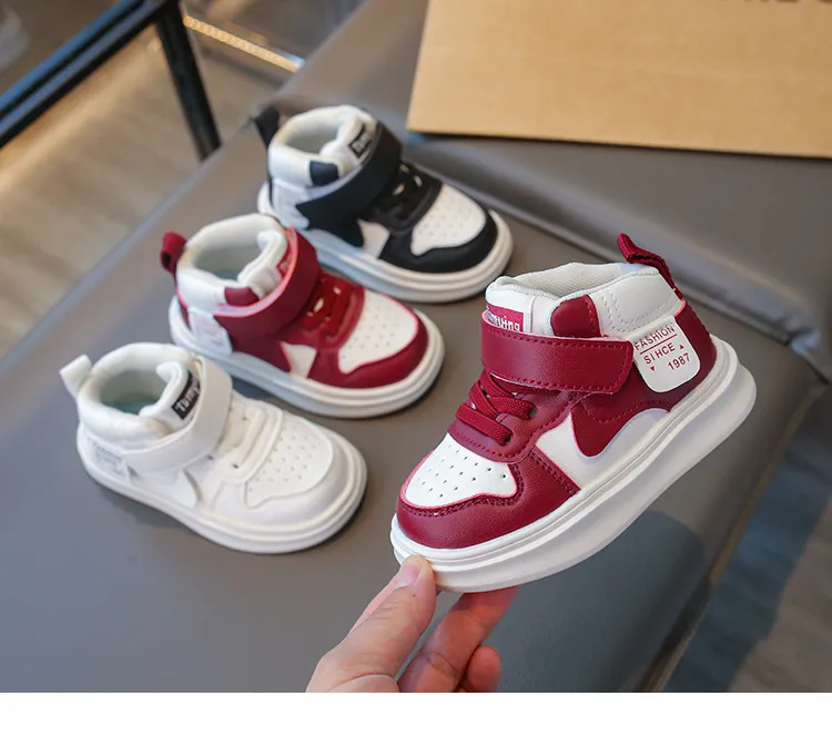 Kids Basketball For Children High Top Trainers Boys And Girls Littlesprouts Sport Running Sneakers Enfant Toddler Baby_voghion.com