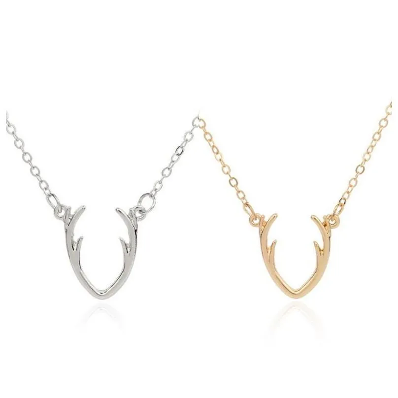 Collana con ciondolo a forma di corna per donna e ragazza natale_voghion.com
