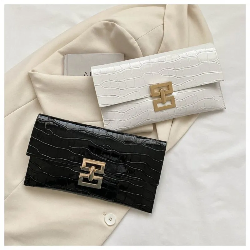 Pochette da sera per donna in argento, borse a busta, alla moda, in pelle PU, portafoglio, per feste di matrimonio, borsa da ballo 240924_voghion.com