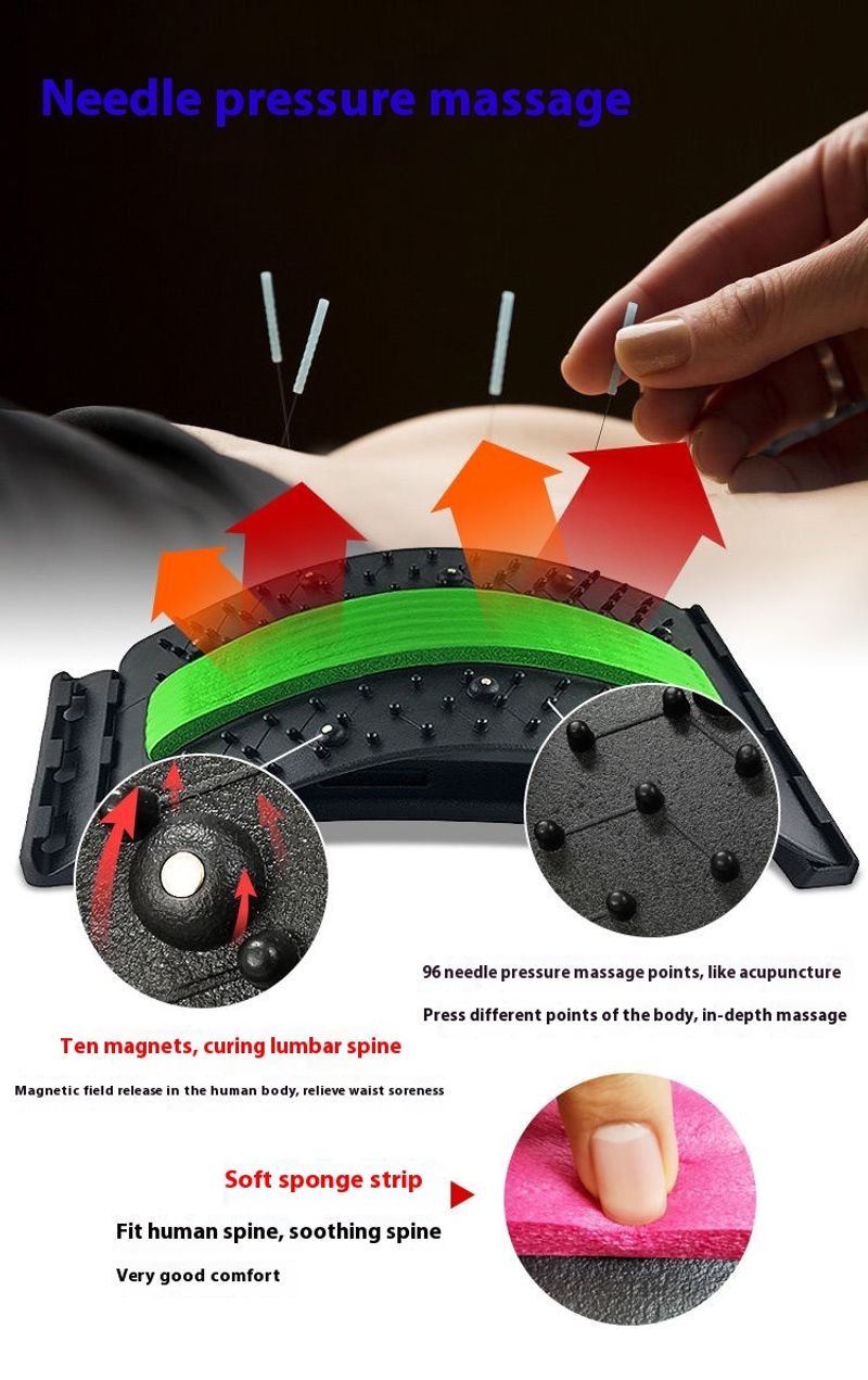 [4a marcia] correttore divaricatore curvatura della protrusione del disco Massaggio lombare agopuntura e moxibustione magnetoterapia_voghion.com