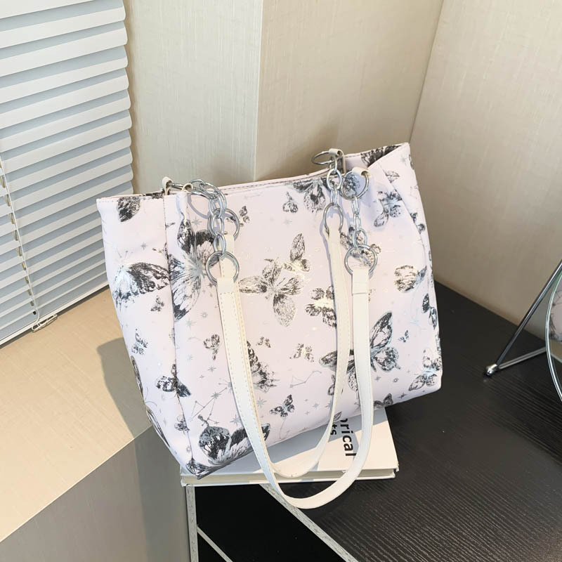 Commuter Fashion Butterfly Women's 2024 New Large Capacity Tote High Quality Shoulder Bag