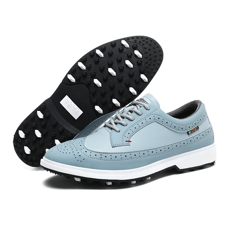 Baskets de golf décontractées de grande taille de style britannique, chaussures légères et portables pour hommes_voghion.com