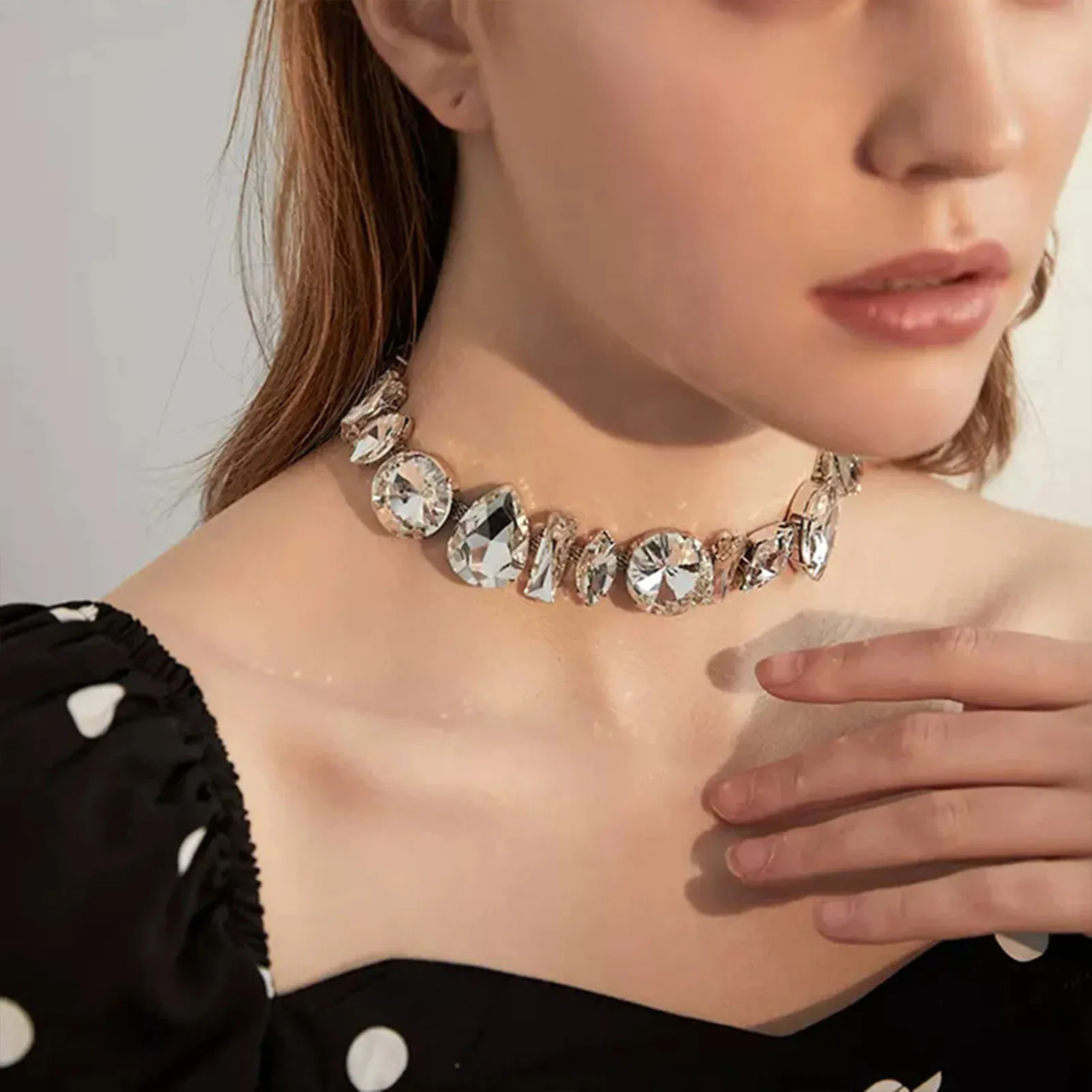 Chains Elegant Clavicle Chain Necklace Easily Wear Lightweight For Showing Unique Personality_voghion.com