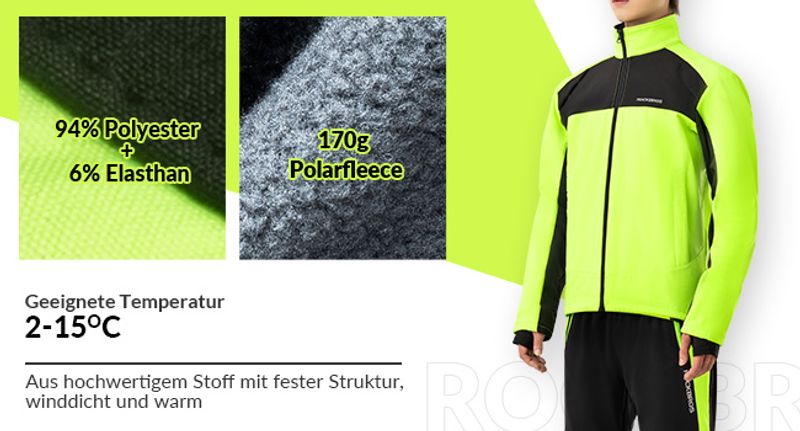 ROCKBROS rattajope/püksid Winter Thermo hea nähtavusega ja tuulekindlad välitingimustes_voghion.com