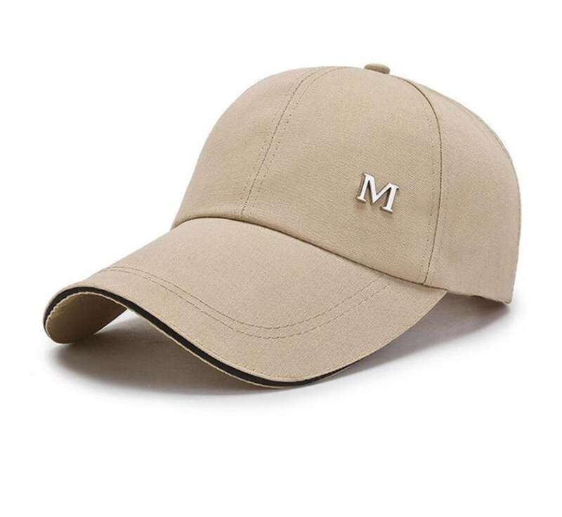 Spring Baseball Men's Canvas M Standard Long Edge Sunshade Hat Outdoor Sports Casual Duckbill Cap_voghion.com