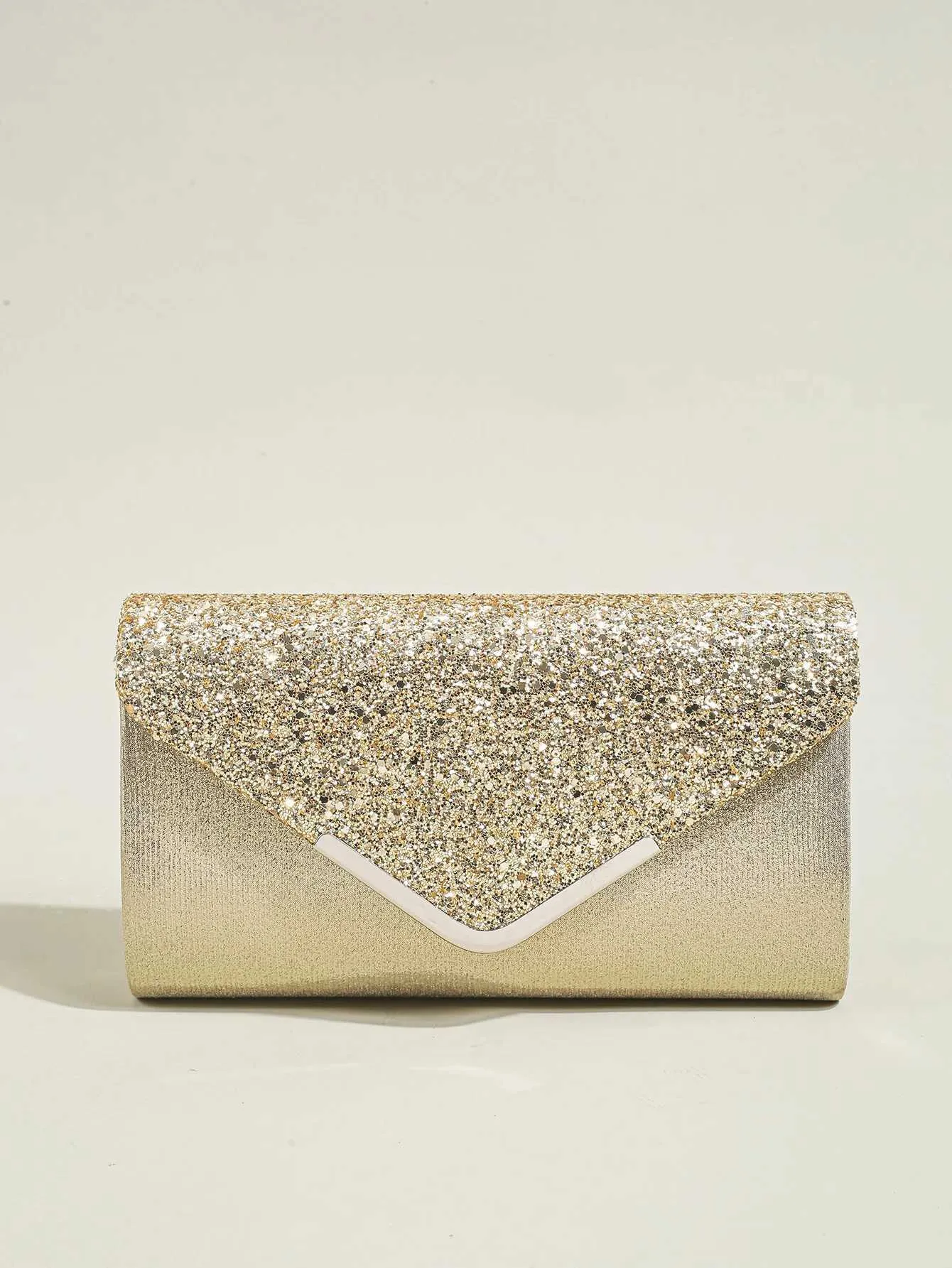 Womens evening envelope handbag promotion sequin clutch wallet shoulder chain cross body bag Y241019_voghion.com