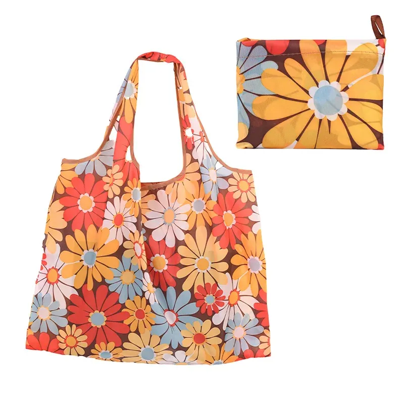 Multiple Styles Size Folding Shopping Bag Environmental Protection Large Capacity Lightweight And Portable Storage Bags_voghion.com