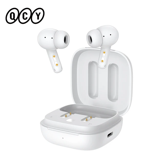 QCY T13 ANC-oortelefoon Bluetooth 5.3 Actieve ruisonderdrukking -28dB Draadloze hoofdtelefoon Snel opladen Oordopjes 0,068 'laag_voghion.com
