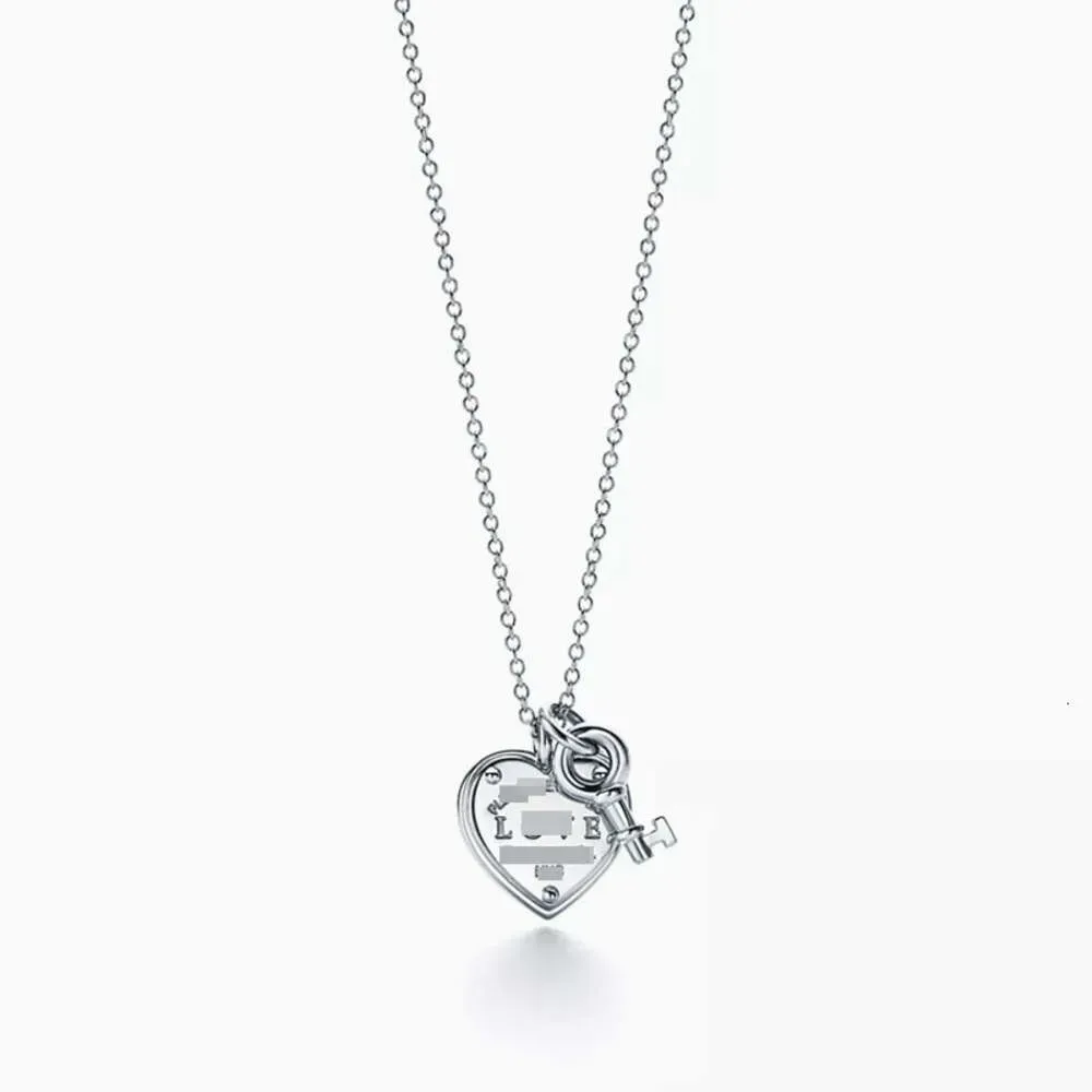 Collier pendentif double cœur en argent pour homme et femme, bijoux de fête de mariage, collier de haute qualité, pendentif a2e_voghion.com