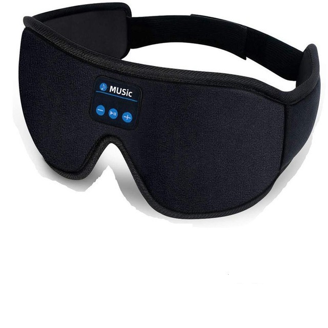 Cuffie per dormire 3D Bluetooth 5.0 Fascia per la testa Artefatto per dormire wireless Maschera per gli occhi traspirante Musica Auricolari per chi dorme di lato Regali_voghion.com