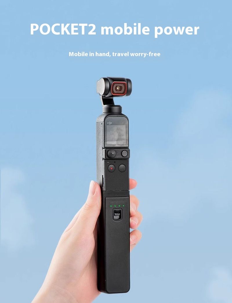 STARTRC ass gëeegent fir DJI Pocket 2/1 Sportkamera, portable Bank, Handheld Batterie a Powerbank_voghion.com