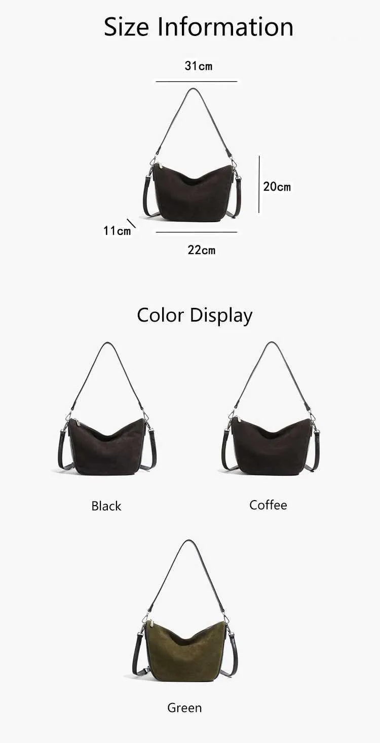 Crossbody Bag Patchwork Pu Leather Satchel Large Shoulder Bag_voghion.com