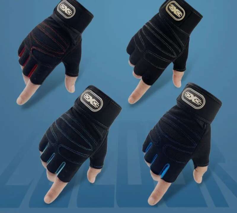 Sport Halbfingerhandschuhe Herren Horizontal Bar Fitness Gewichtheben Training Slip Yoga Handgelenkschutz Atmungsaktiv_voghion.com