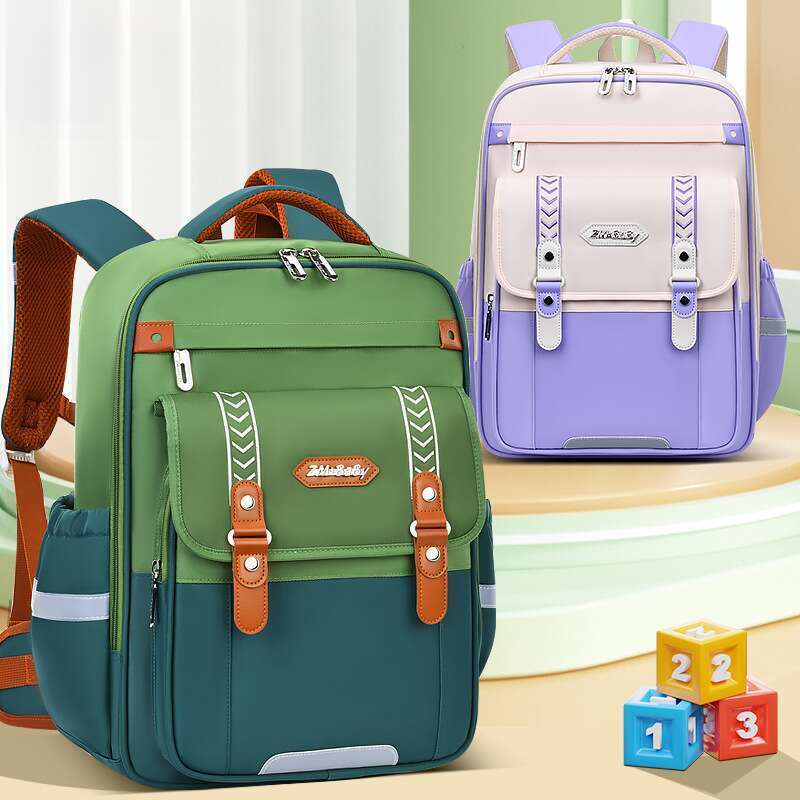 Sesame Baby's New Elementary School For Boys And Girls In Grades 1-6 Through 9, Large Capacity Children's Book Bag,_voghion.com