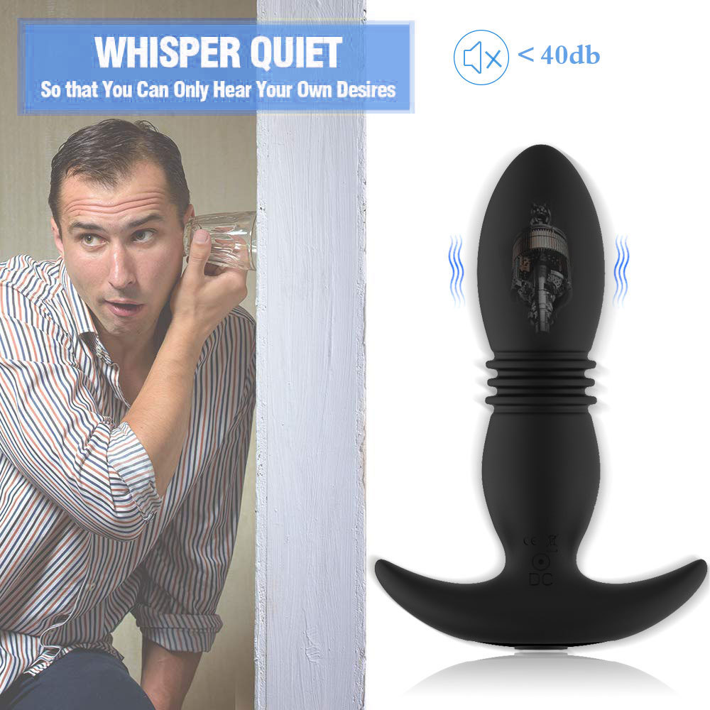 Giocattolo maschile in silicone impermeabile per massaggio alla prostata, vibratore anale per uomini, giocattoli sessuali gay_voghion.com