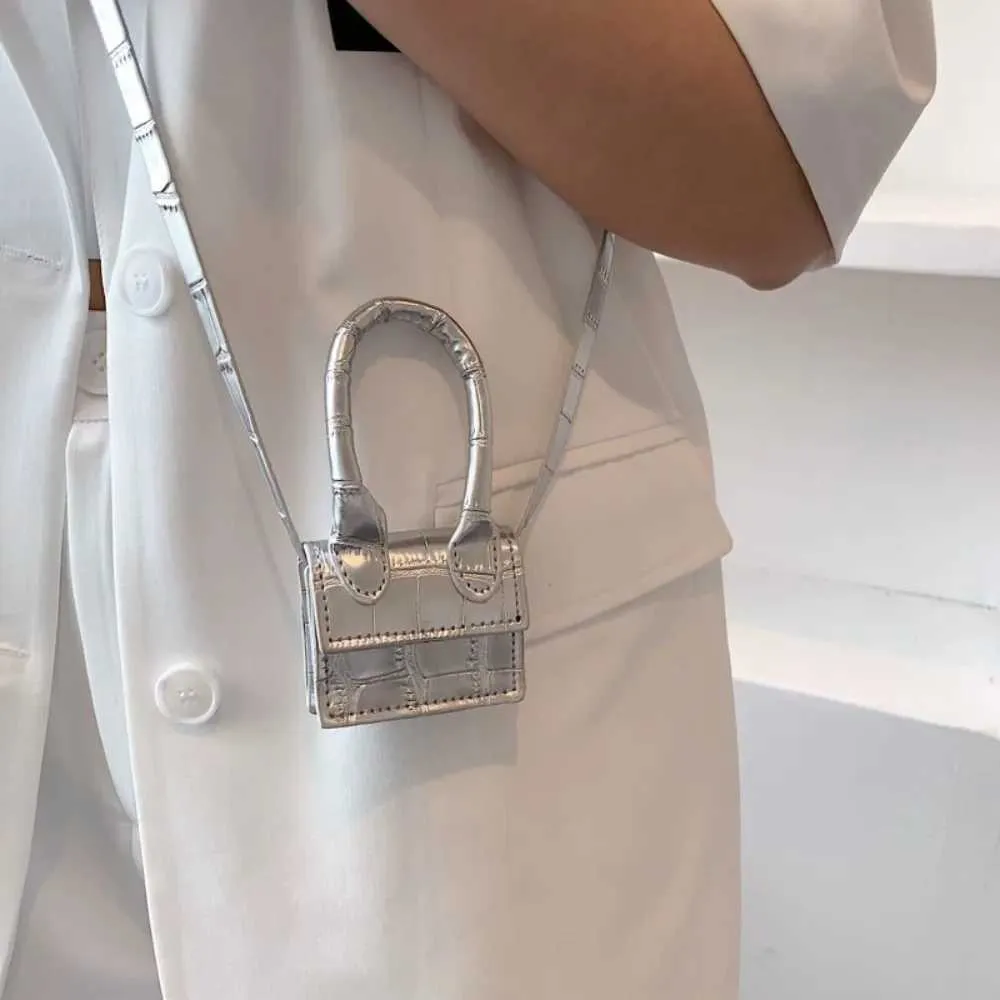 Mini Crossbody Bag For Women Solid Colour Stone Pattern Pu Leather_voghion.com