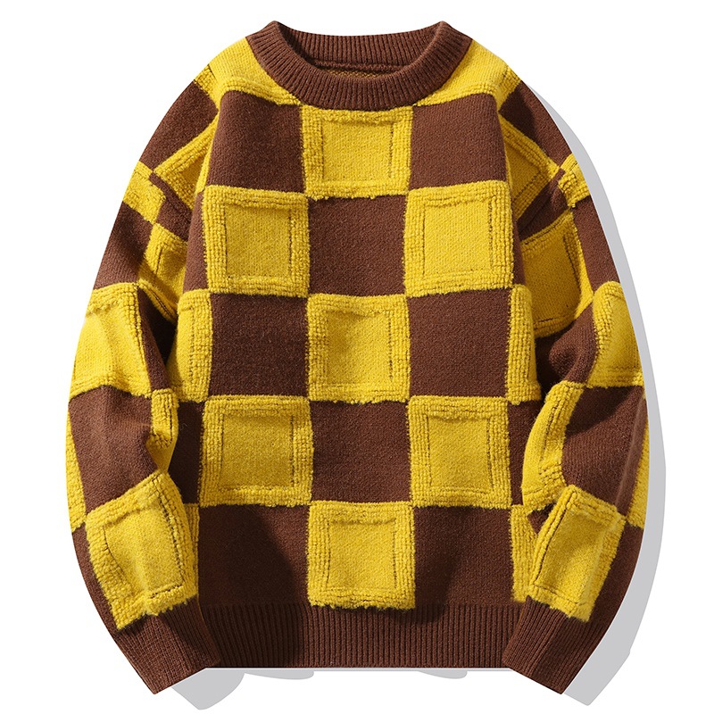 Men's Clothes Autumn And Winter Crewneck Sweater Men's Fashion Brand Men's Youth Knitted Sweater