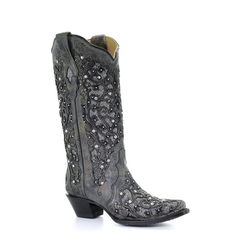 Vintage Pointe Women's Shoes Embroidery National Style High Cyder Solid Color Thick Heel Large Size_voghion.com