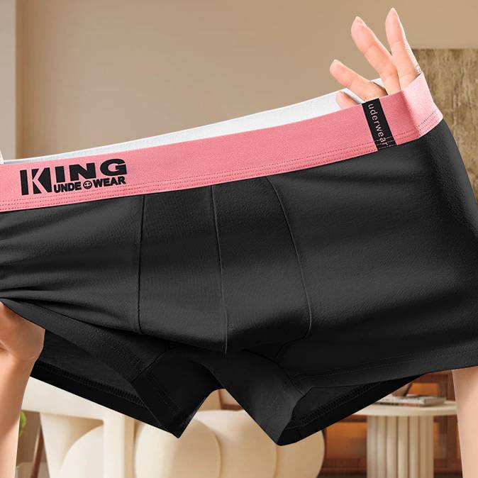 Boxers en coton pour hommes – Sous-vêtements respirants et antibactériens (Lot de 1, plusieurs couleurs disponibles, tailles L à 6XL)_voghion.com