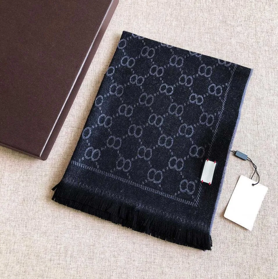 Designer Scarf For Women And Men Double Sided Cashmere Jacquard_voghion.com
