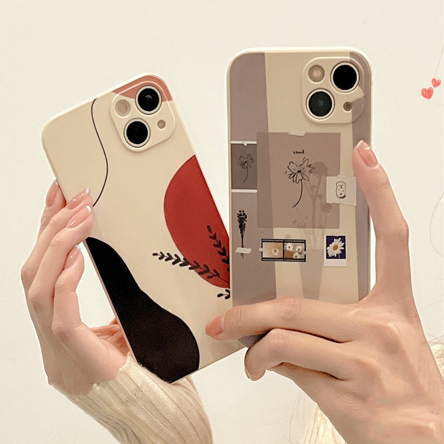 Étui de protection pour appareil photo Creative Morandi Color & Flower Photos pour Samsung S25 S24 S23 S22 S21 S20 FE S10 NOTE 10 20 LITE PRO ULTRA PLUS_voghion.com