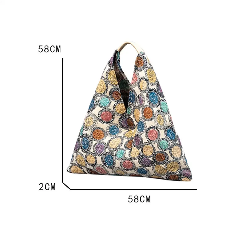 Canvas tote tas voor dames, grote schoudertas met print_voghion.com
