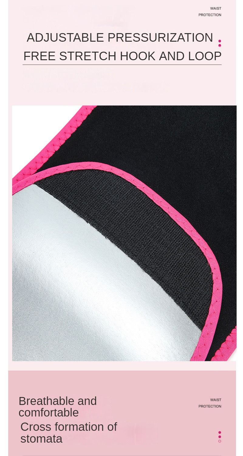 Sier Ion Sporttailleband Formung Lafen Fettverbrennung Yoga Tailleschutz Burst Fiess Gürtel Schweessgürtel_voghion.com